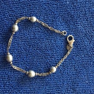 Honora Pearl and Silver Bracelet